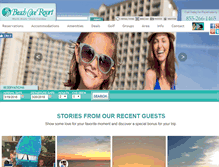 Tablet Screenshot of beachcove.com